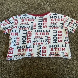 Hollister cropped tee